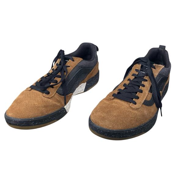 Vans Men’s Zahba X Zion Wright Jupiter Brown Suede Sneaker Size US 13 - Picture 6 of 11